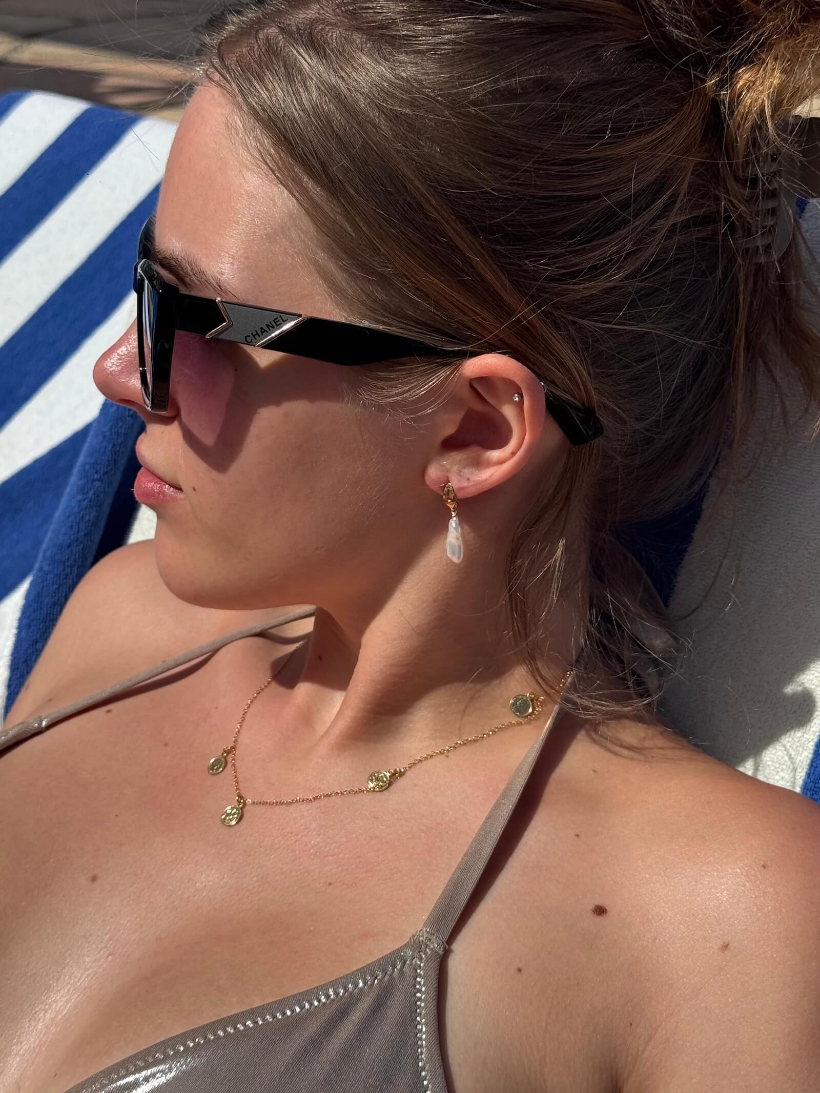 Łańcuszek Pozłacany z monetkami