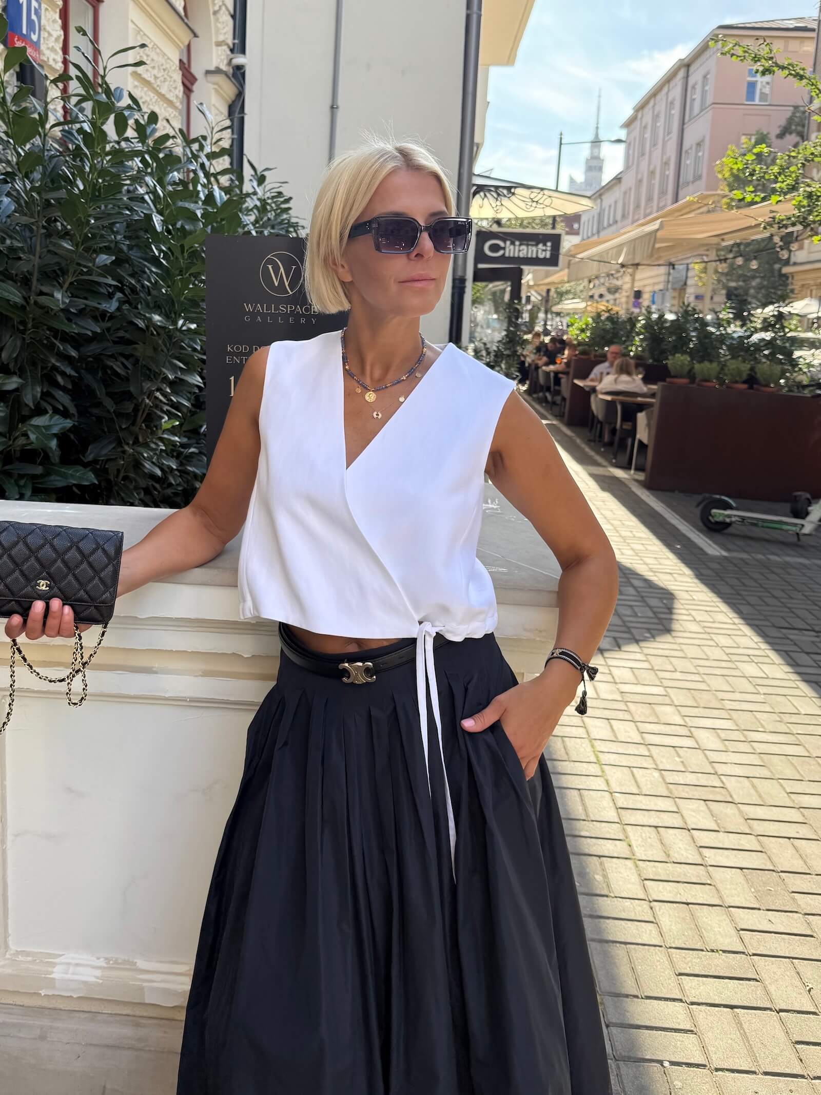 Naszyjnik z Tanzanitu z Zawieszką - Moneta