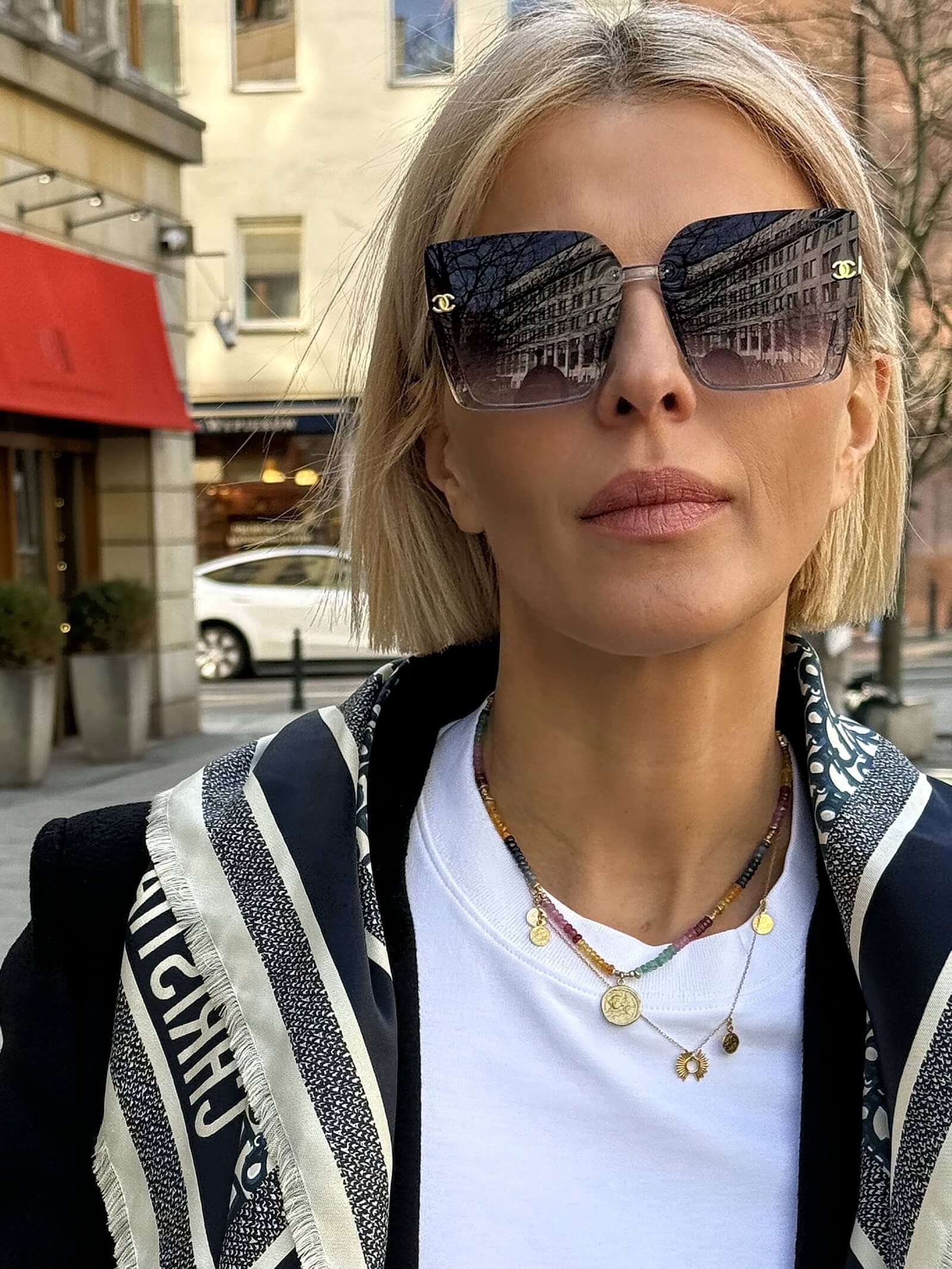 Ruby, Emerald and Sapphire Necklace with Pendant - Coin