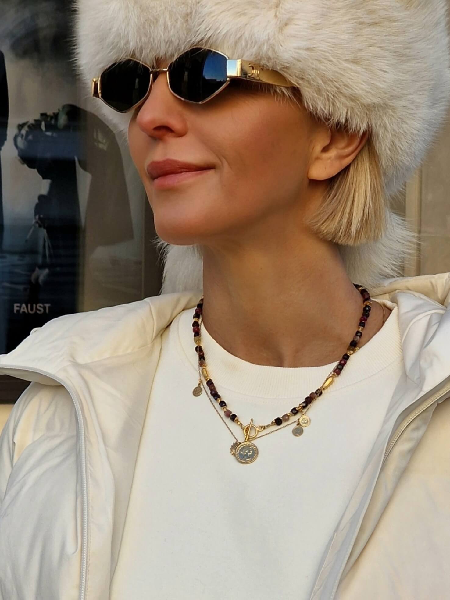 Naszyjnik z Turmalinu z Zapięciem na Patyczek