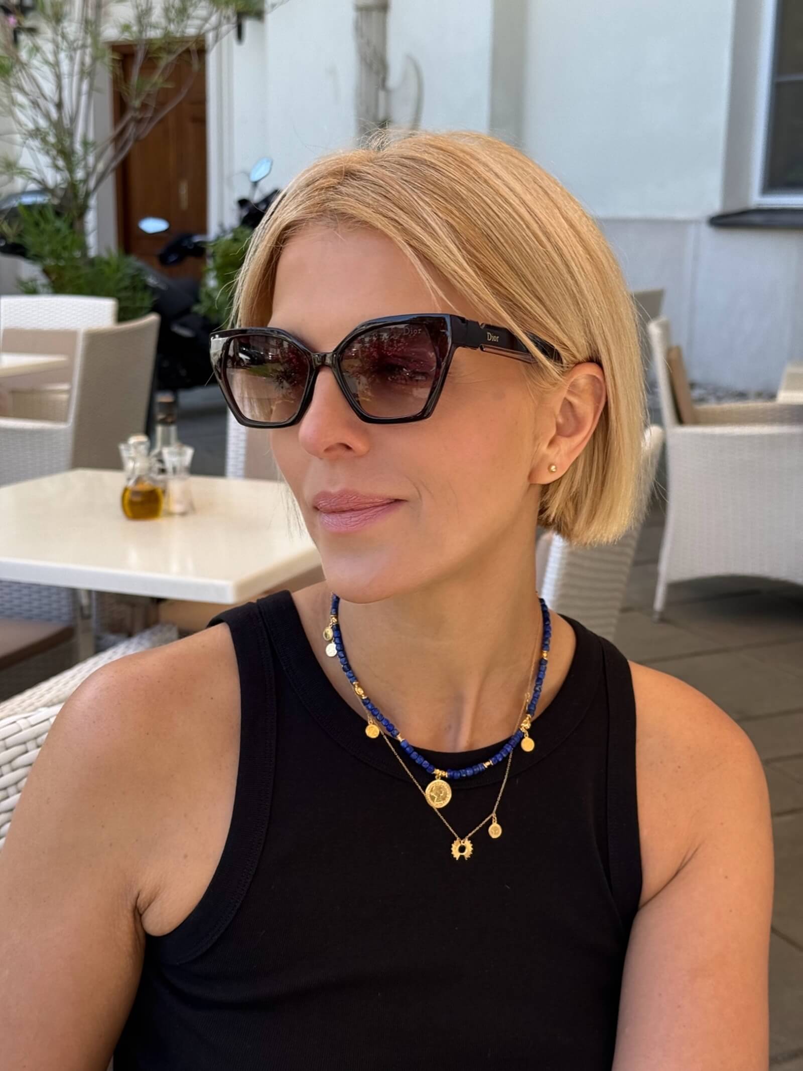 Naszyjnik z Lapisu Lazuli z Zawieszką - Moneta