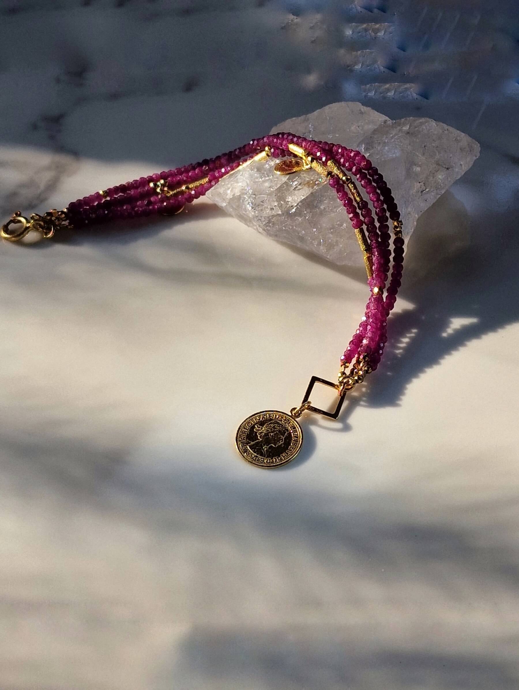 Bransoletka z Rubinów