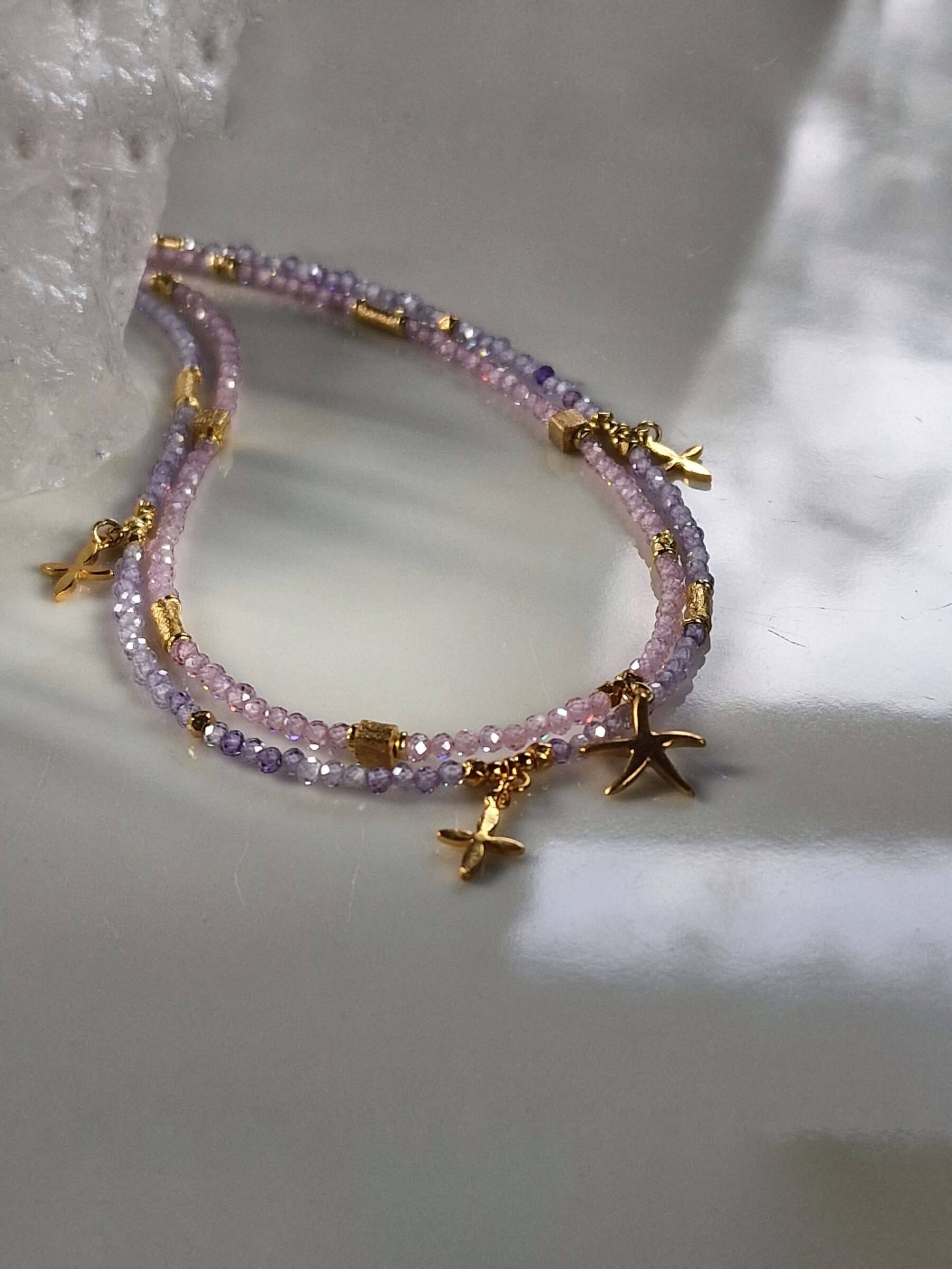 Pink Topaz Necklace Set