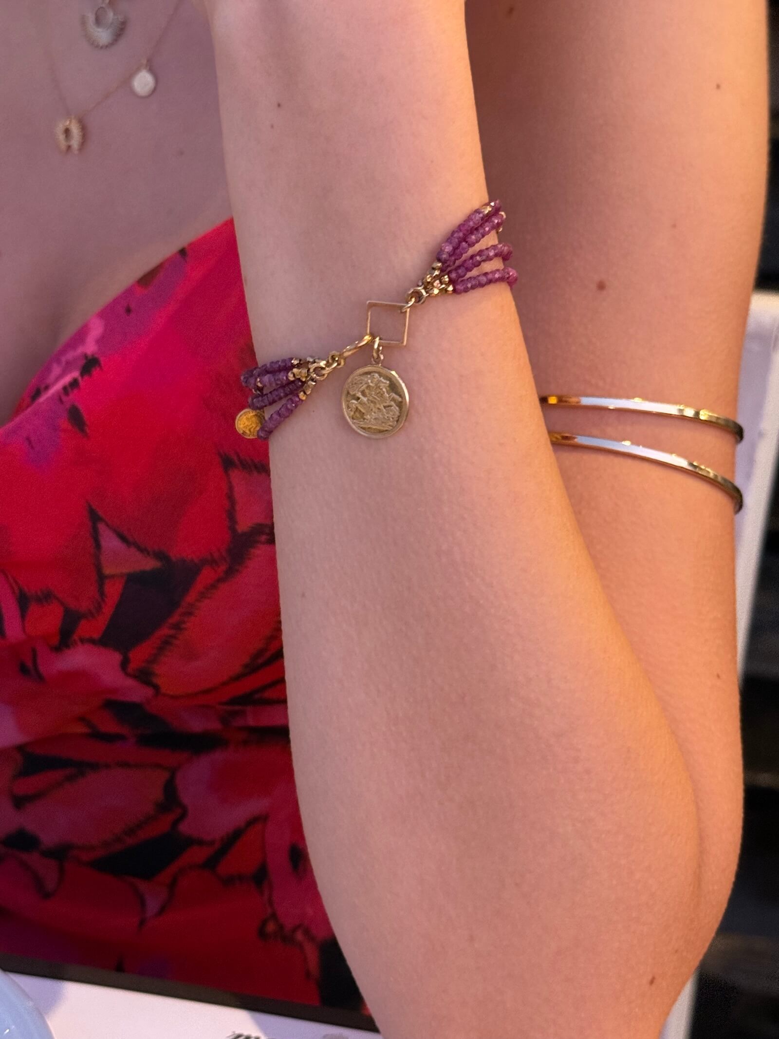 Bransoletka z Rubinów