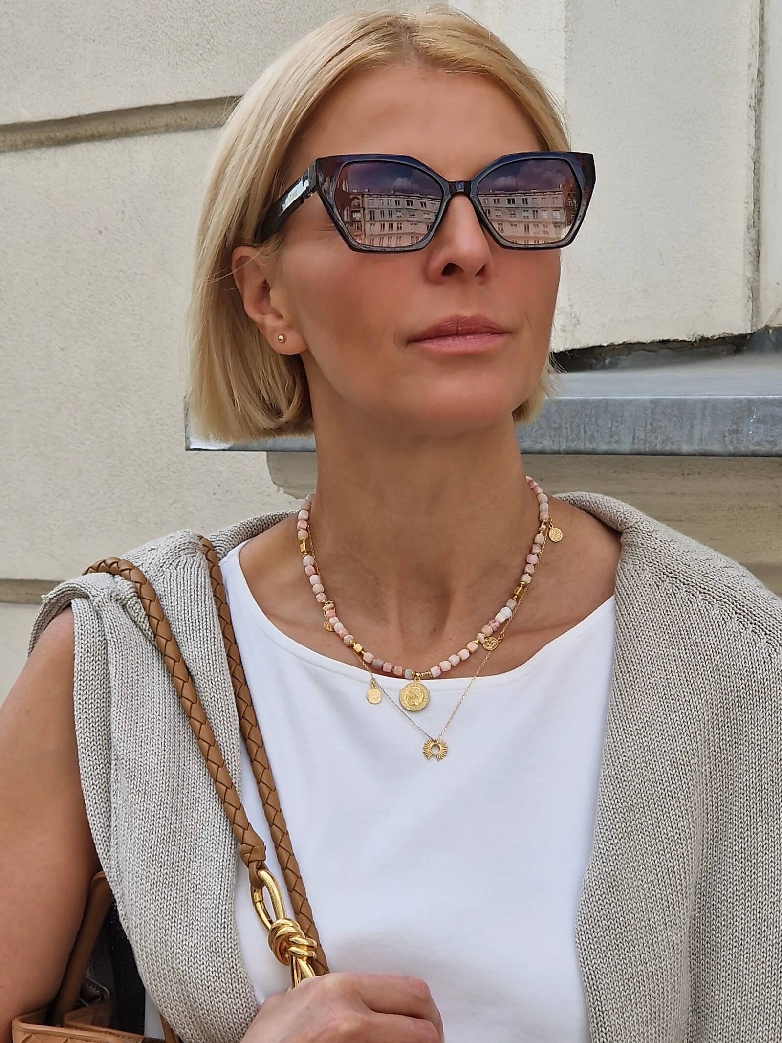 Naszyjnik z Opalem i Zawieszką - Moneta