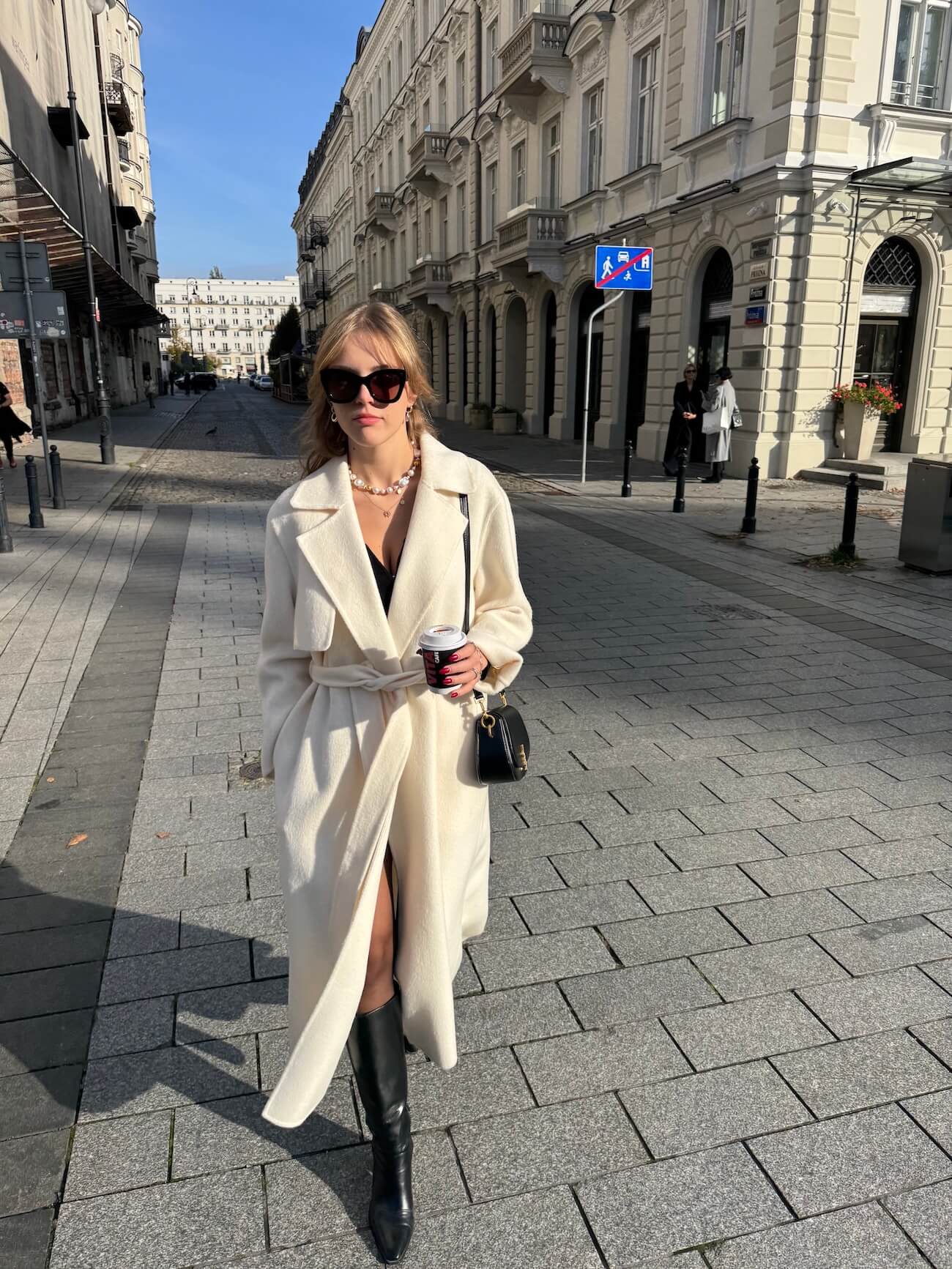 Choker z Białych Pereł Barokowych - ULASIENICKA