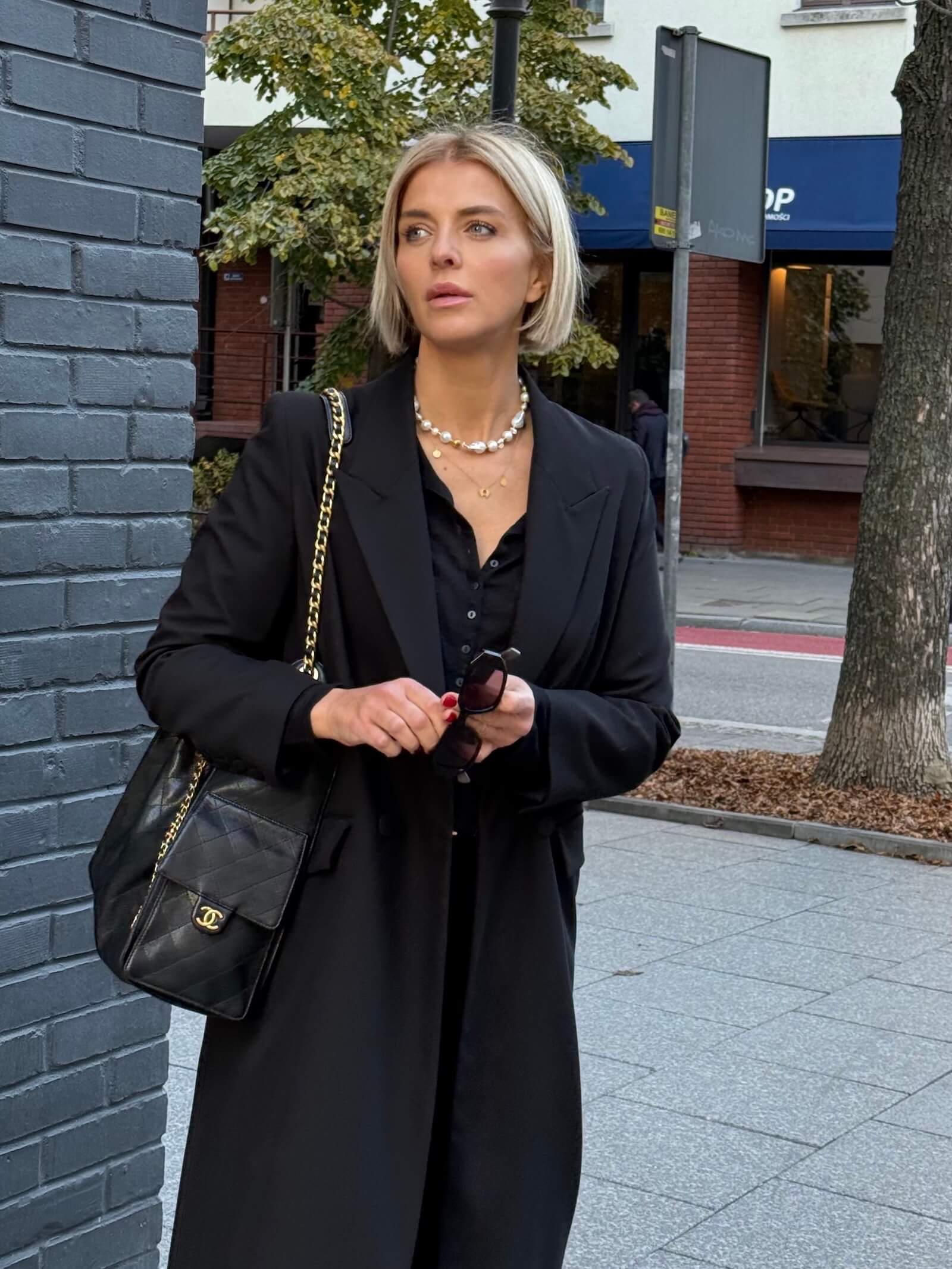 Choker z Białych Pereł Barokowych - ULASIENICKA