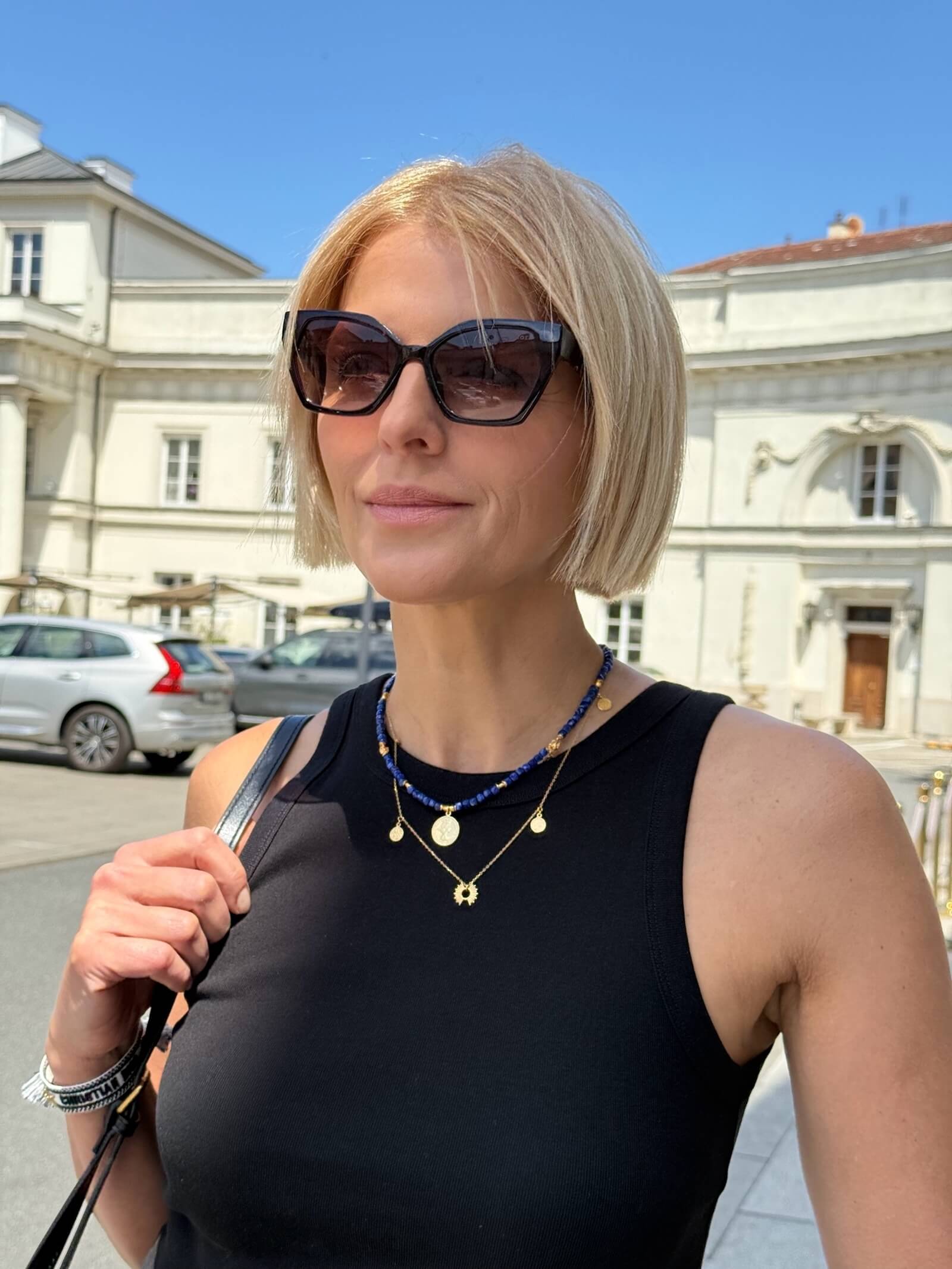 Naszyjnik z Lapisu Lazuli z Zawieszką - Moneta