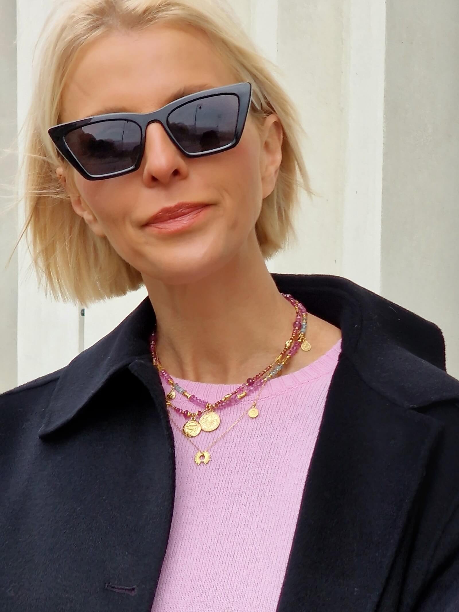 Naszyjnik z Rubinów i Topazów z Zawieszką - Moneta