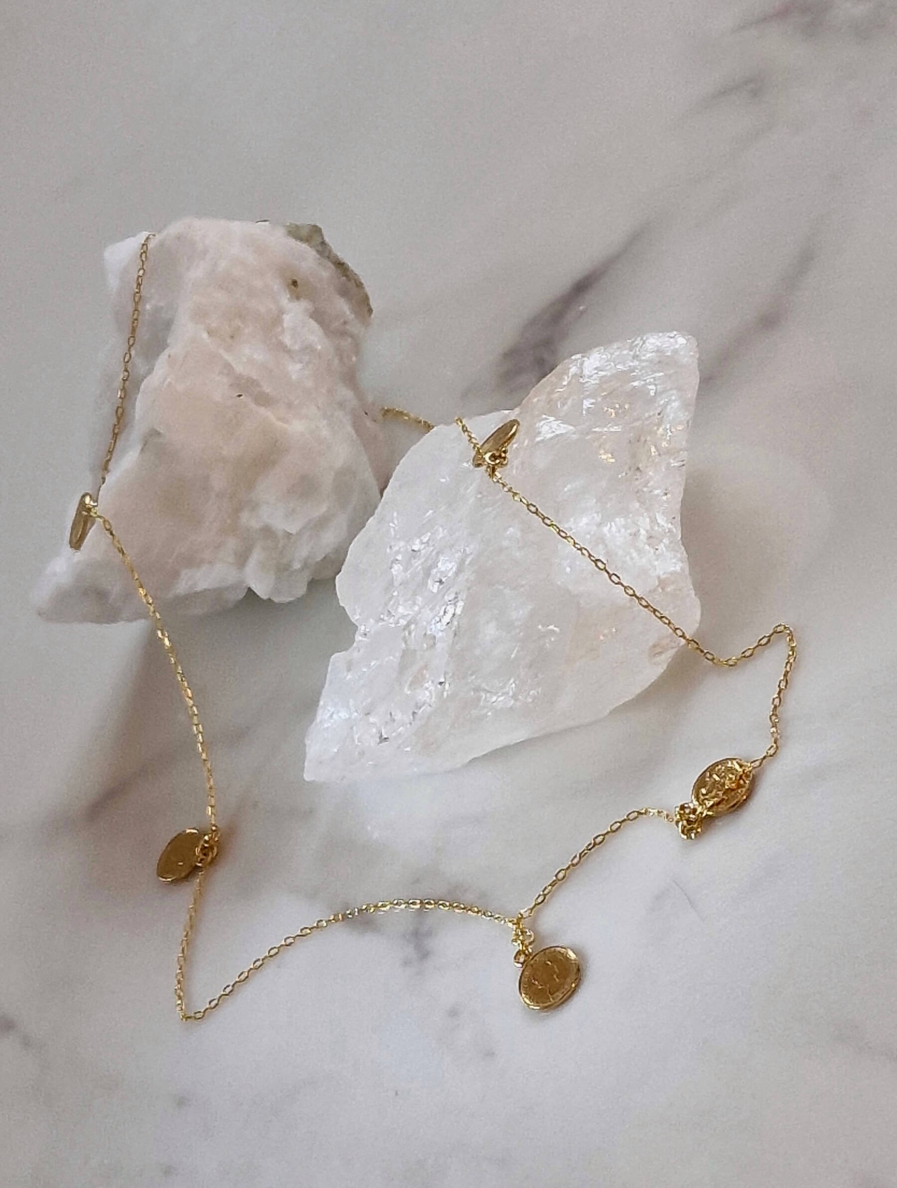 Łańcuszek Pozłacany z monetkami