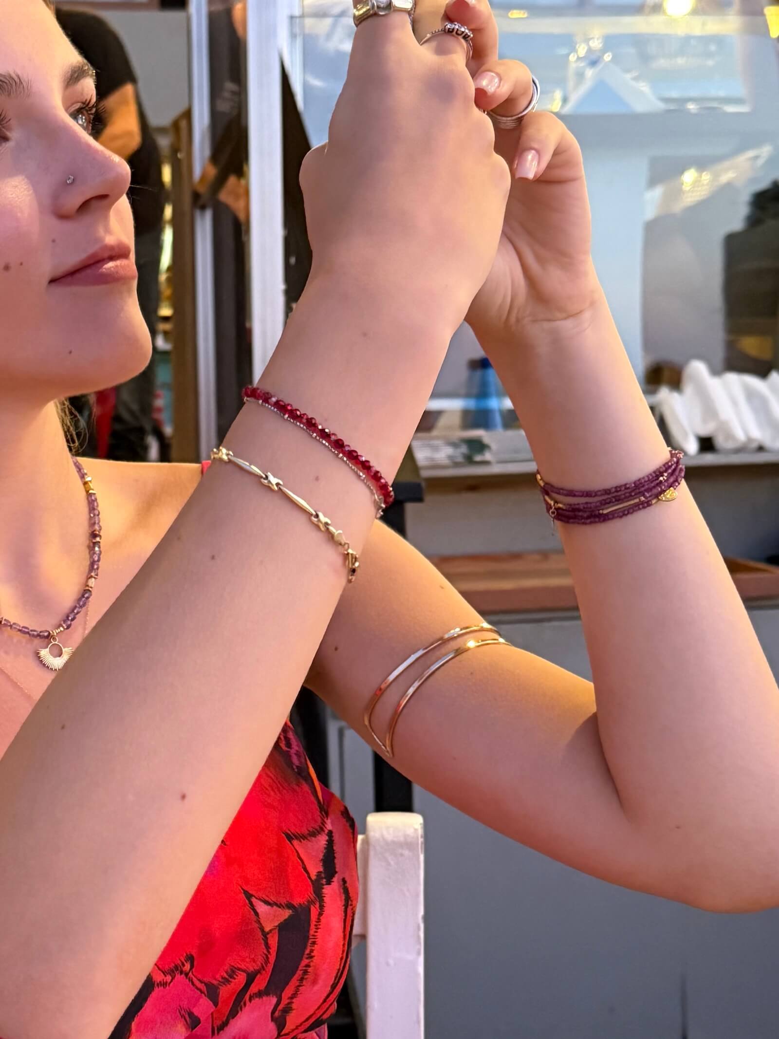 Bransoletka z Rubinów