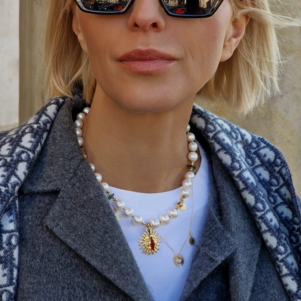 Łańcuszek ze słoneczkiem