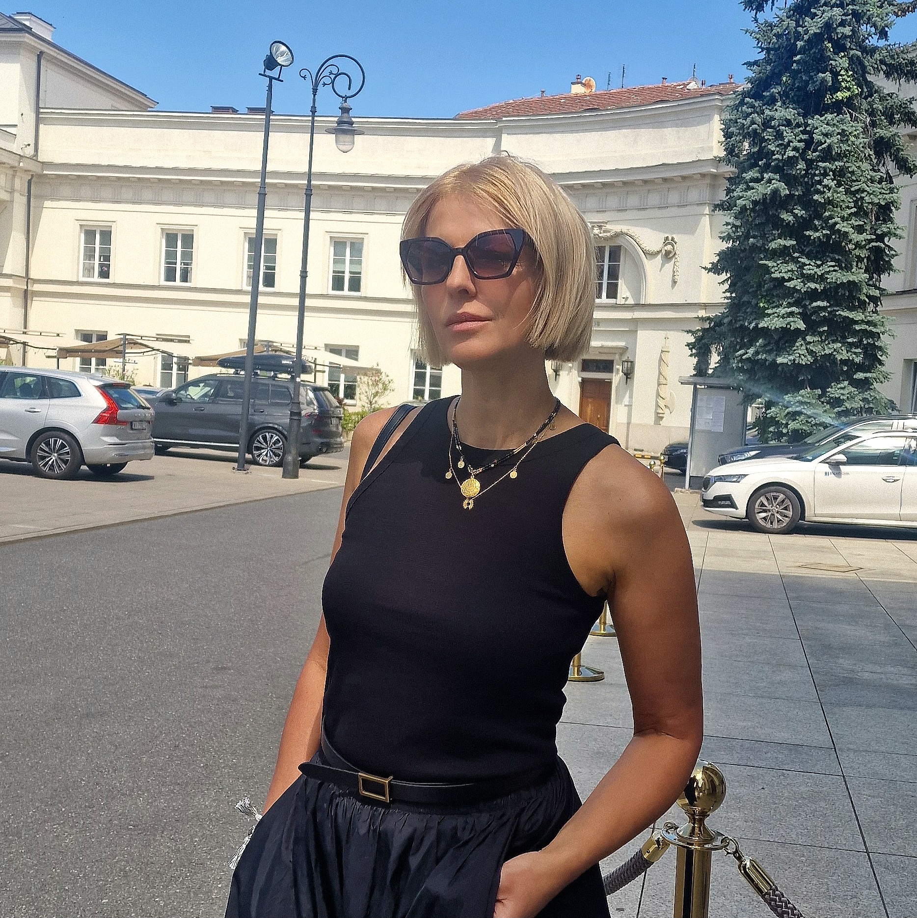 Naszyjnik Podwójny Czarno Złoty z Monetą Azteków - obrazek 10